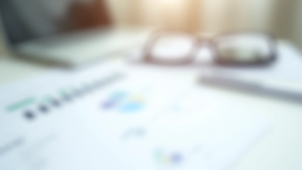 Financial planning documents and spreadsheet on modern office desk
